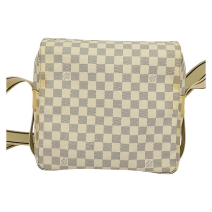 Louis Vuitton Naviglio Handbag Damier, WHITE, CANVAS, Shoulder bag