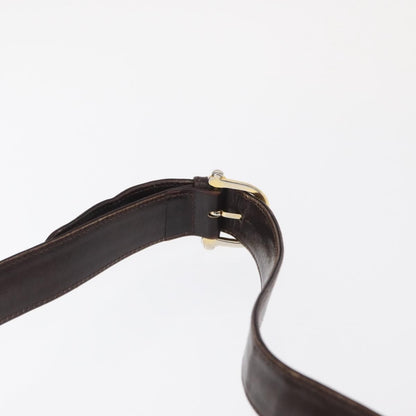 Celine Vintage C Sulky Horsebit Shoulder bag Canvas and Leather, BROWN, CANVAS, Shoulder bag