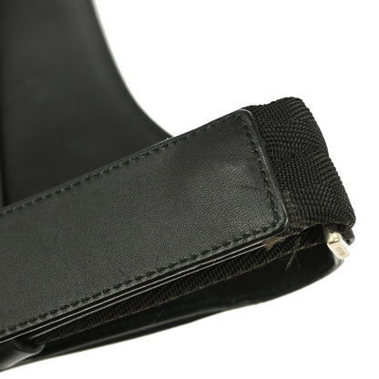 Prada Vintage Shoulder Bag Leather, BLACK, LEATHER, Shoulder bag