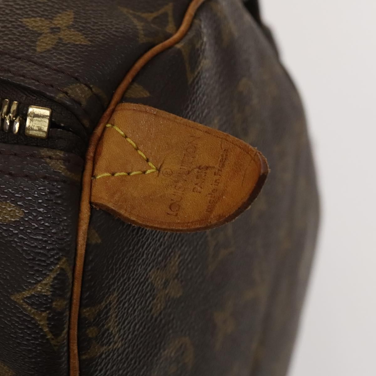 Louis Vuitton Keepall Bag Monogram Canvas, BROWN, CANVAS, Travel bag