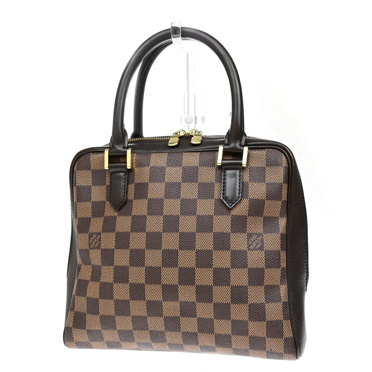 Louis Vuitton Brera Handbag Damier, BROWN, CANVAS, Handbag