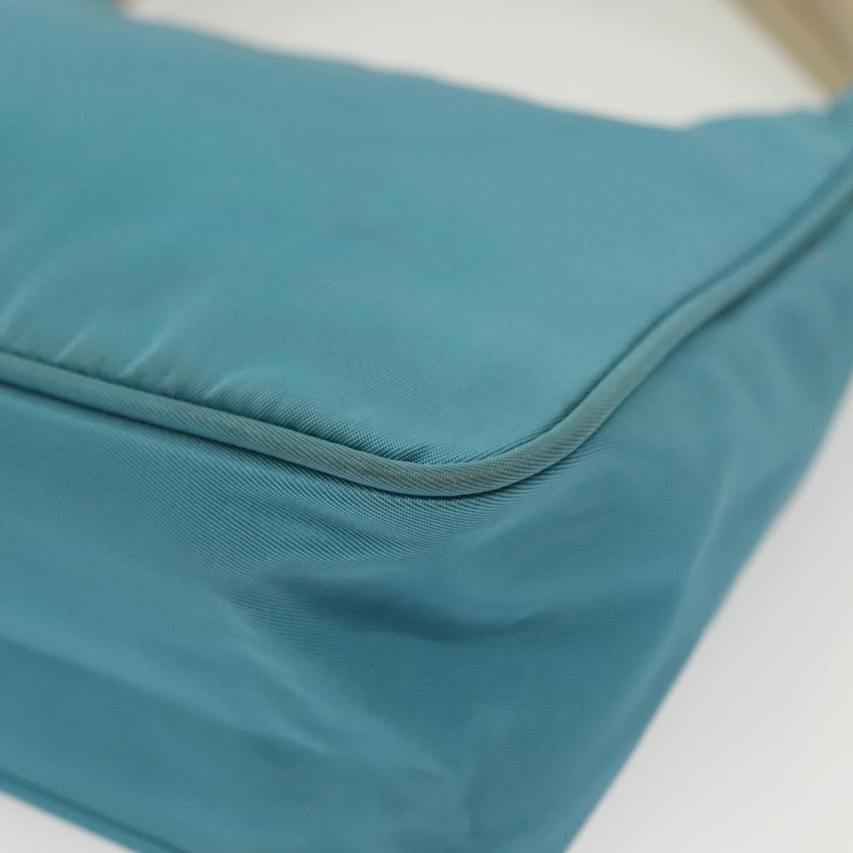 Prada Hobo Tessuto, BLUE, NYLON, Handbag