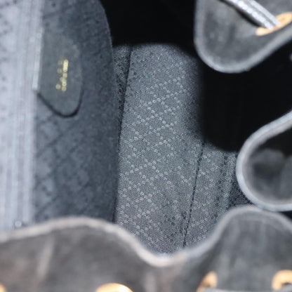 Gucci Bamboo Tassel Backpack Suede, BLACK, SUEDE, Backpack