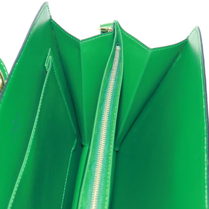 Louis Vuitton Capucines Shoulder Bag Epi Leather, GREEN, LEATHER, Shoulder bag