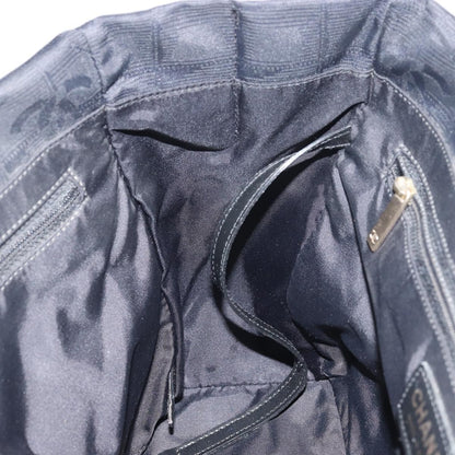 Chanel Travel Line Tote Nylon, BLACK, NYLON, Tote bag