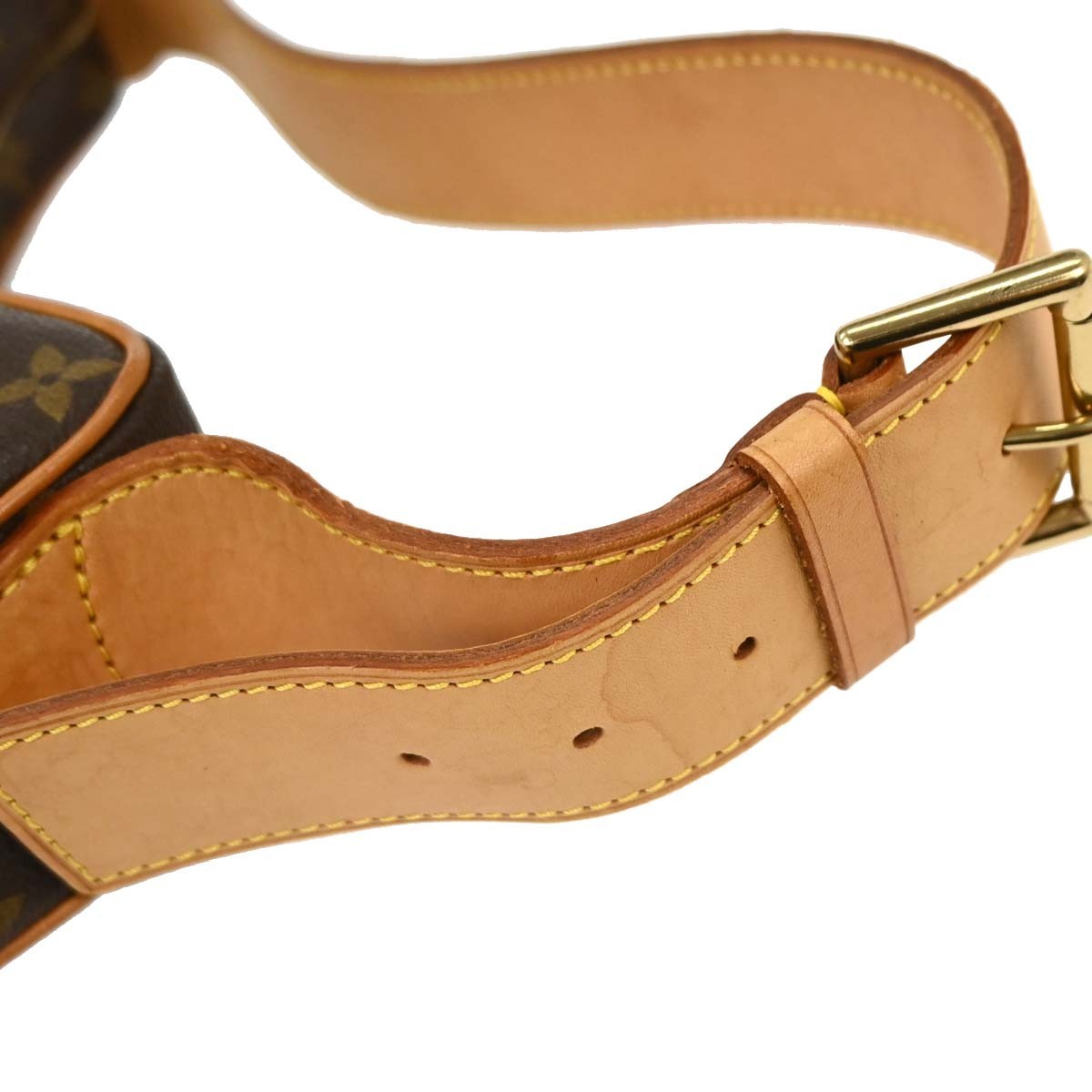 Louis Vuitton Croissant Handbag Monogram Canvas, BROWN, CANVAS, Handbag