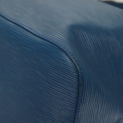 Louis Vuitton Petit Noe Handbag Epi Leather, BLUE, LEATHER, Handbag