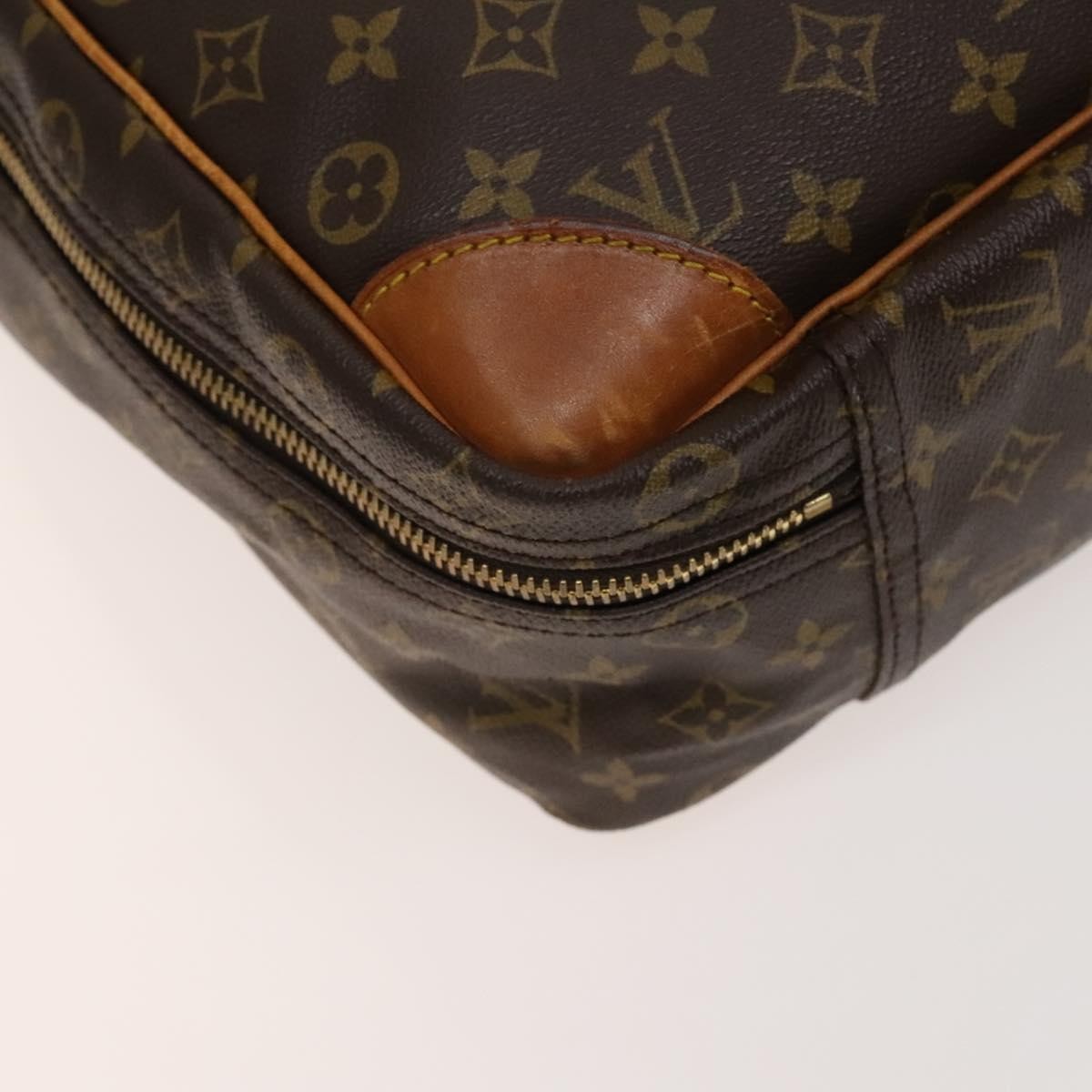 Louis Vuitton Sirius Handbag Monogram Canvas, BROWN, CANVAS, Handbag