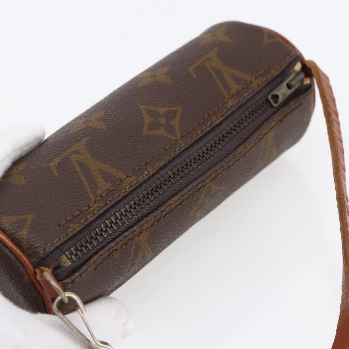 Louis Vuitton Papillon Pochette Monogram Canvas, BROWN, CANVAS, Clutche & pouche