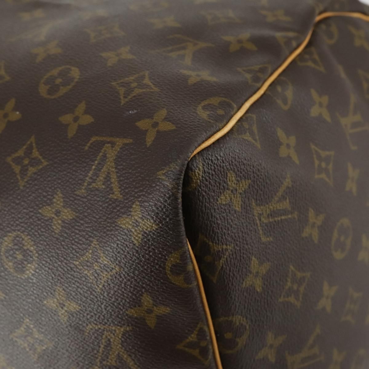 Louis Vuitton Keepall Bag Monogram Canvas, BROWN, CANVAS, Travel bag