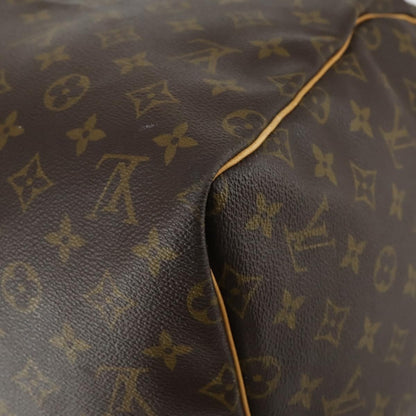 Louis Vuitton Keepall Bag Monogram Canvas, BROWN, CANVAS, Travel bag
