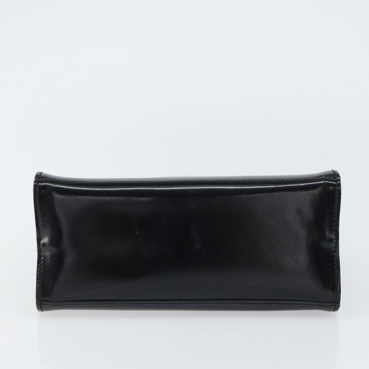 Salvatore Ferragamo Vintage Handbag Patent leather, BLACK, PATENT_LEATHER, Handbag