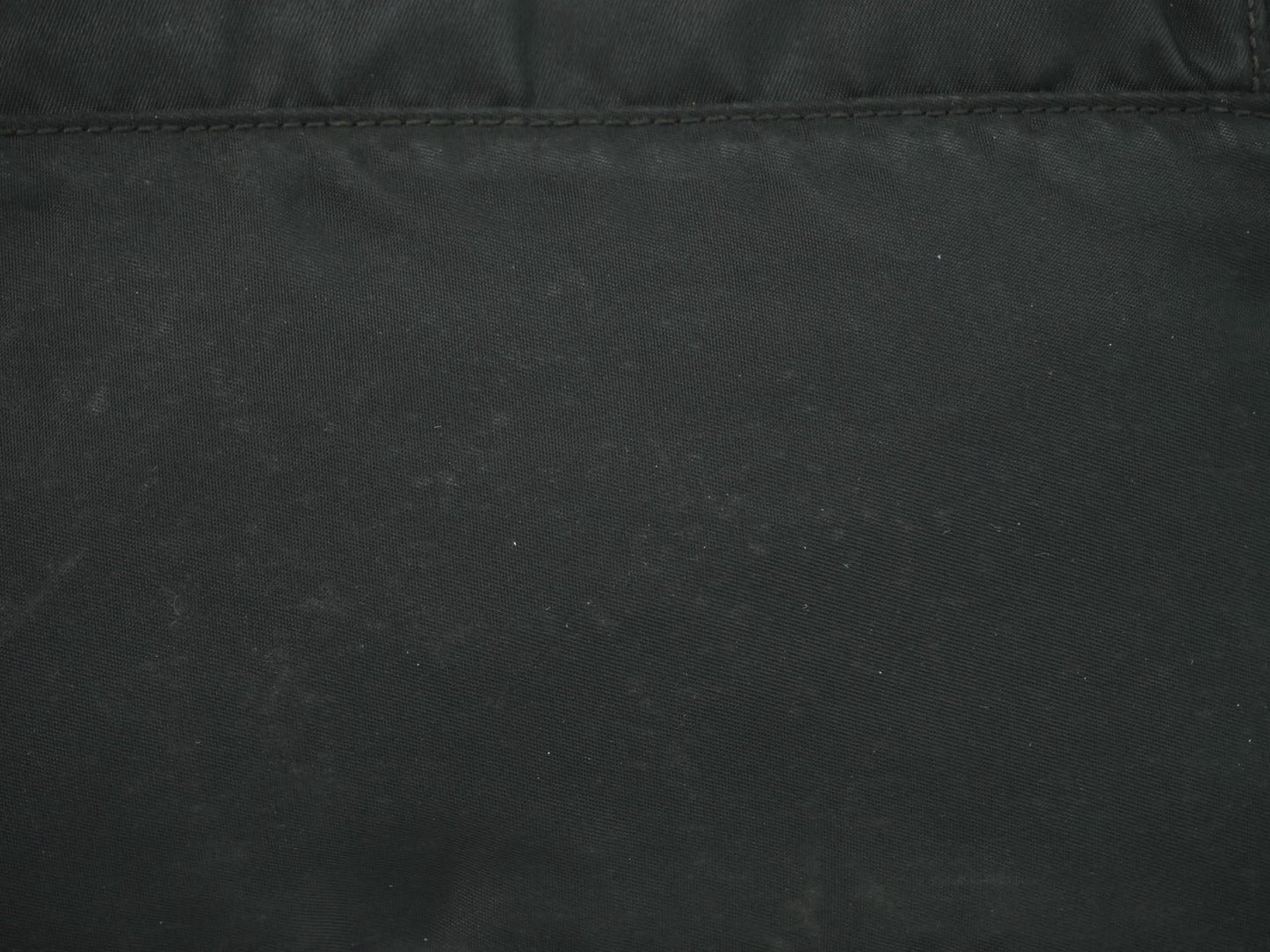 Prada Zip Buckle Messenger Bag Tessuto, BLACK, NYLON, Shoulder bag