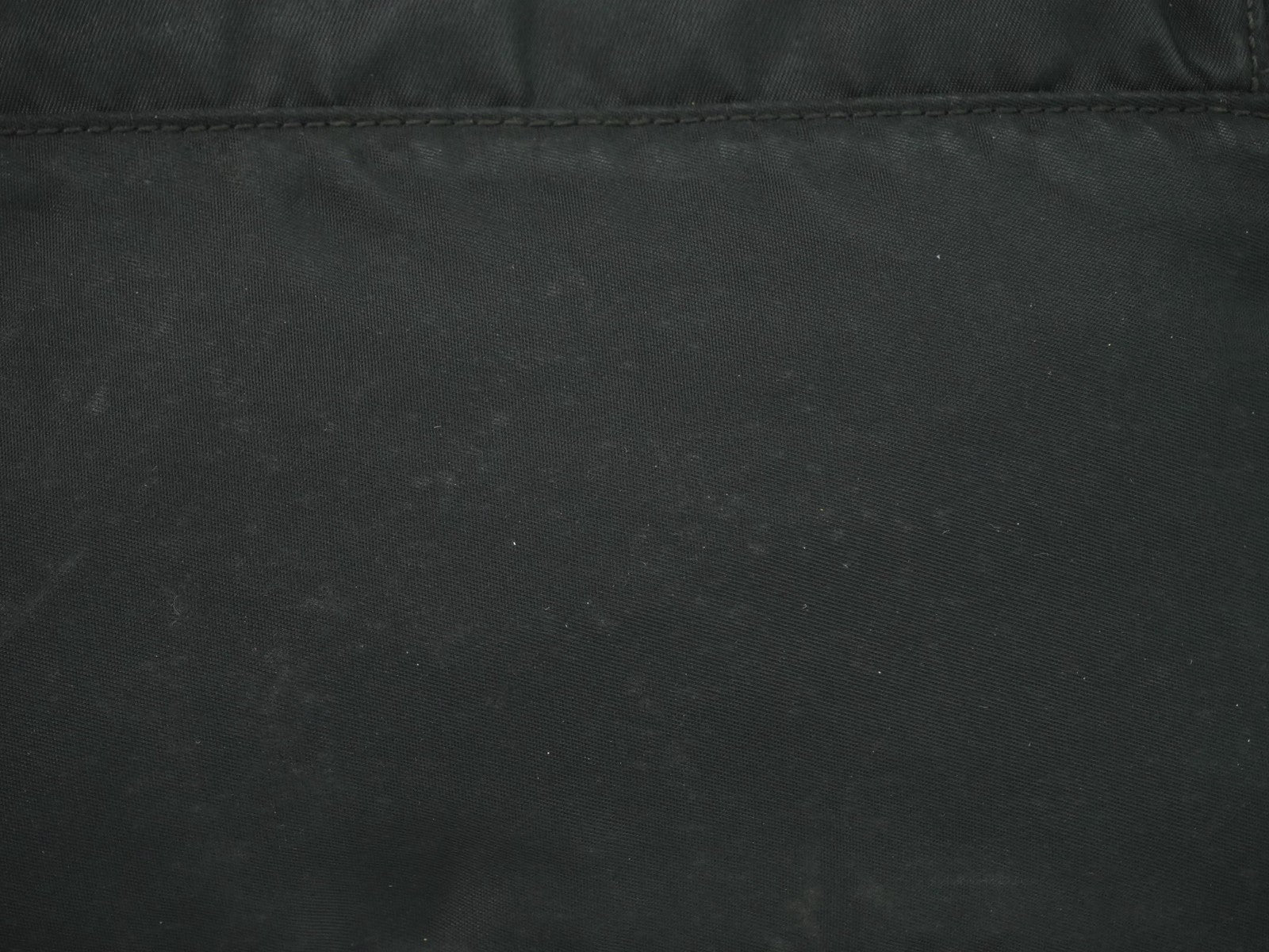 Prada Zip Buckle Messenger Bag Tessuto, BLACK, NYLON, Shoulder bag