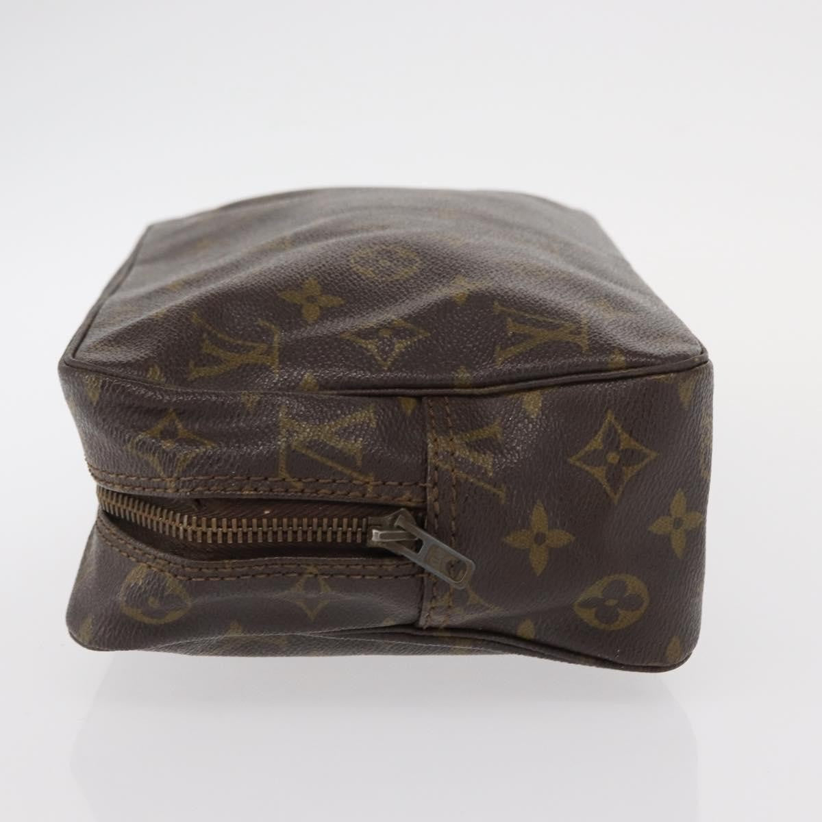 Louis Vuitton Trousse Toiletry Pouch Monogram Canvas, BROWN, CANVAS, Toiletry Case