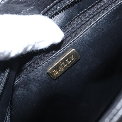 Bally Vintage Shoulder Bag Leather, BLACK, LEATHER, Shoulder bag