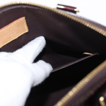 Louis Vuitton Alma Handbag Monogram Vernis, PURPLE, PATENT_LEATHER, Handbag