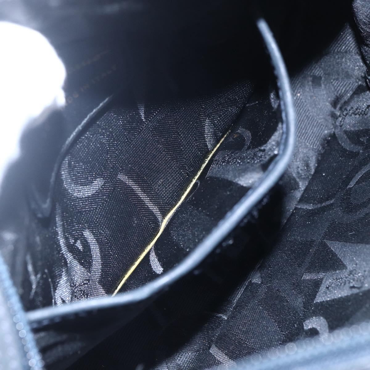 Salvatore Ferragamo Vala Shoulder Bag Suede, NAVY, SUEDE, Shoulder bag