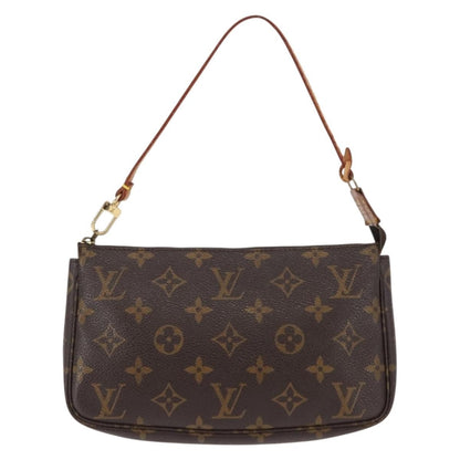Louis Vuitton Pochette Accessoires NM Monogram Canvas, BROWN, CANVAS, Clutche & pouche