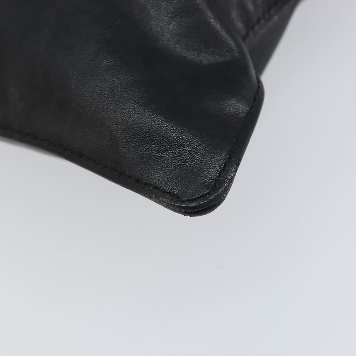 Loewe Vintage Anagram Tote Leather, BLACK, LEATHER, Tote bag