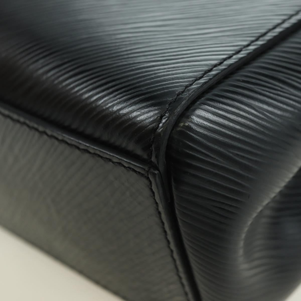 Louis Vuitton Boccador Handbag Epi Leather, Black, Leather, Shoulder Bag