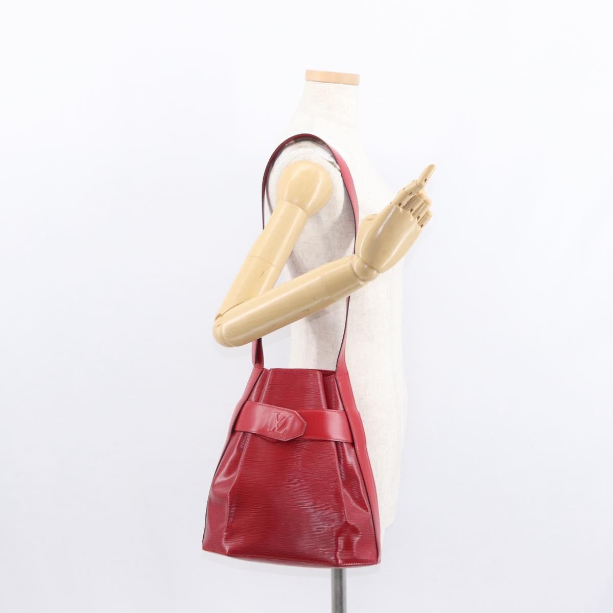 Louis Vuitton Vintage Sac d'Epaule Handbag Epi Leather, RED, LEATHER, Shoulder bag