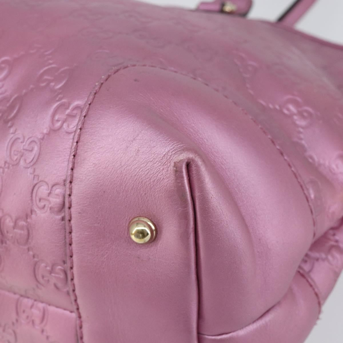 Gucci Heart Bit Open Tote Guccissima Leather, PINK, LEATHER, Tote bag