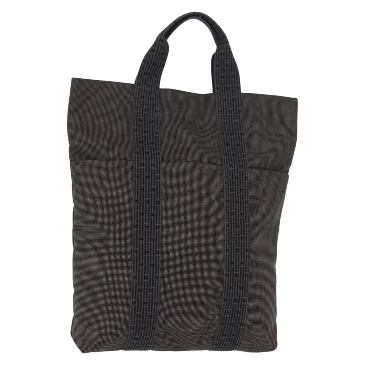 Hermes Fourre-tout Herline Fourre-tout Herline, GRAY, CANVAS, Tote bag