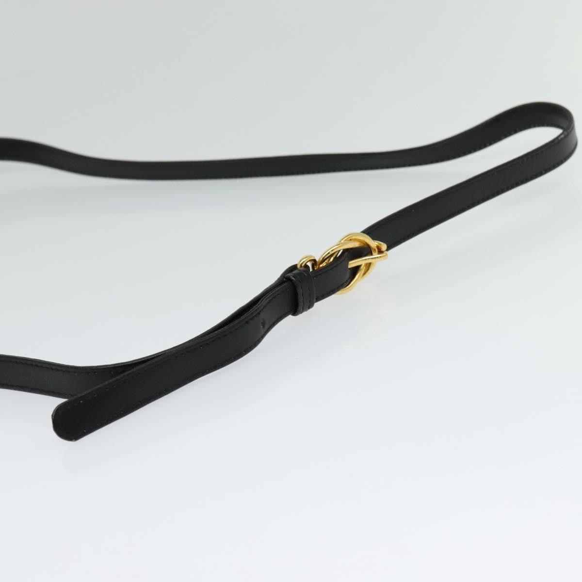 Gucci Vintage Flap Shoulder Bag Leather, BLACK, LEATHER, Shoulder bag