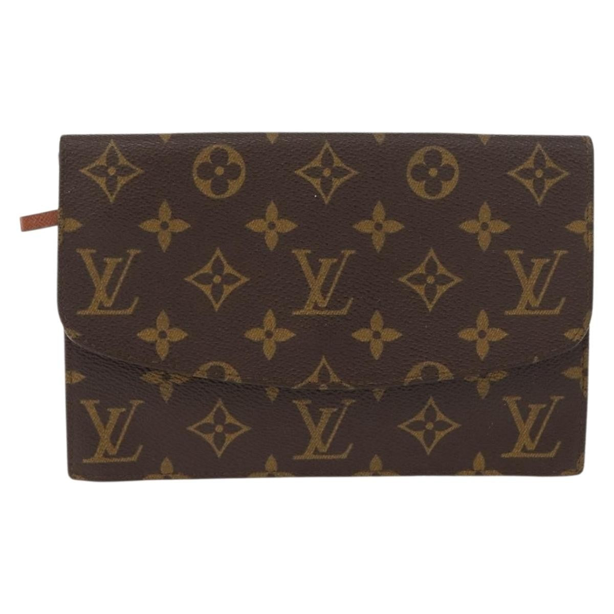 Louis Vuitton Pochette Rabat Monogram Canvas, BROWN, CANVAS, Clutche & pouche