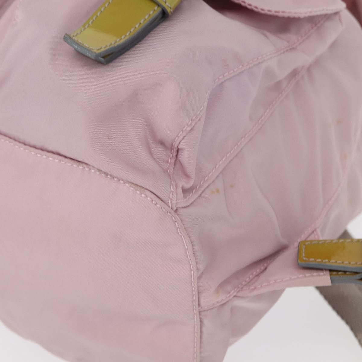 Prada Double Front Pocket Backpack Tessuto, PINK, NYLON, Backpack