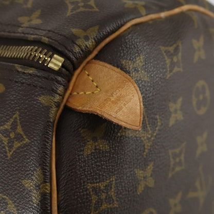 Louis Vuitton Keepall Bag Monogram Canvas, BROWN, CANVAS, Travel bag