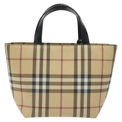Burberry Nova Check Tote canvas check pattern, BEIGE, PVC, Tote bag