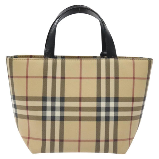 Burberry Nova Check Tote canvas check pattern, BEIGE, PVC, Tote bag