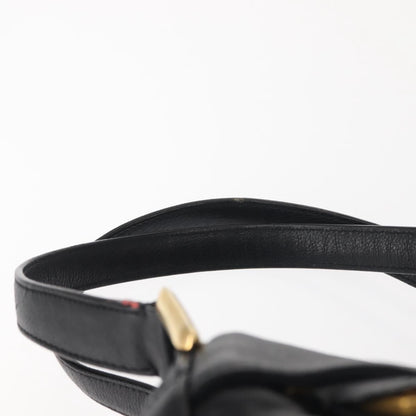 Chloe Cary Satchel Leather, BLACK, LEATHER, Shoulder bag