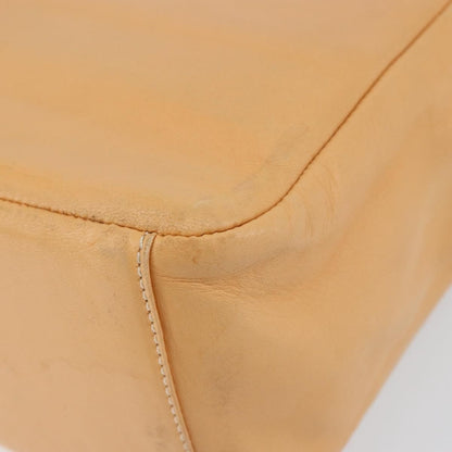 Loewe Anagram handbag Leather, BEIGE, LEATHER, Handbag