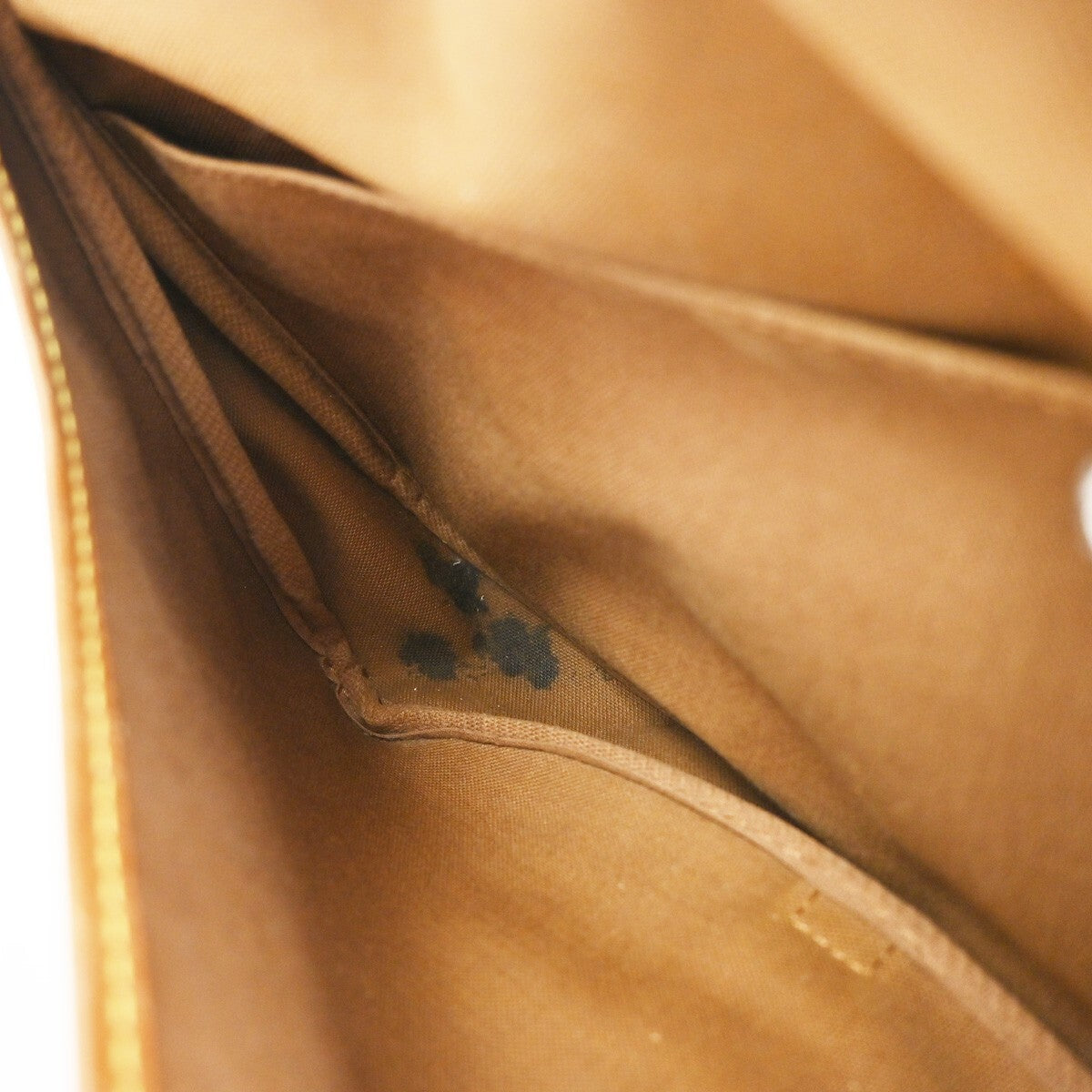 Louis Vuitton Saumur Handbag Monogram Canvas, BROWN, CANVAS, Shoulder bag