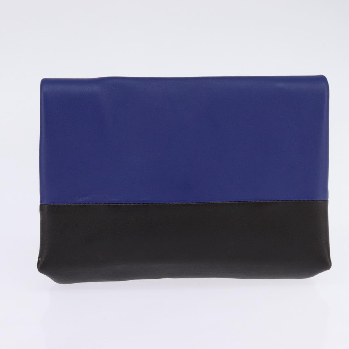 Celine All Soft Bag Leather, BLUE, LEATHER, Handbag