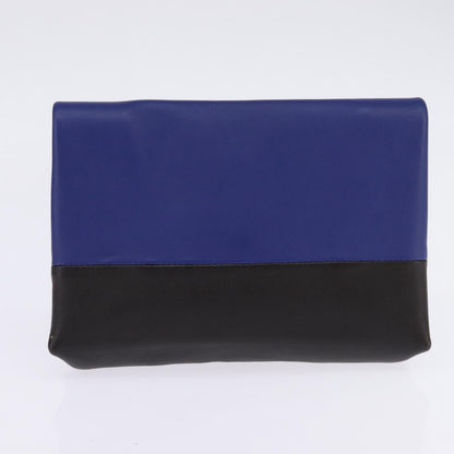 Celine All Soft Bag Leather, BLUE, LEATHER, Handbag
