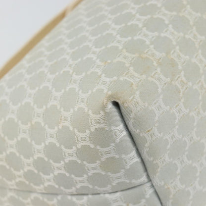 Celine Macadam Handbag Macadam with leather, SILVER, CANVAS, Handbag