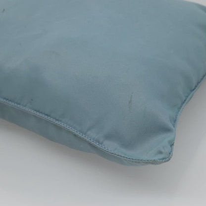 Prada Flat Messenger Bag Tessuto, BLUE, NYLON, Shoulder bag