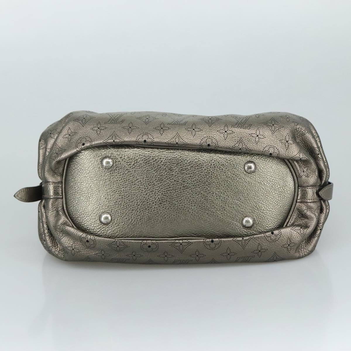 Louis Vuitton XS Crossbody Bag Mahina Leather, METALLIC, CANVAS, Shoulder bag