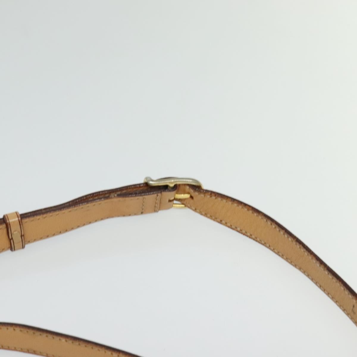 Celine Macadam Shoulder Bag PVC Leather, BROWN, CANVAS, Shoulder bag