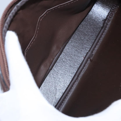 Burberry Nova check Pochette Canvas, BROWN, CANVAS, Clutche & pouche