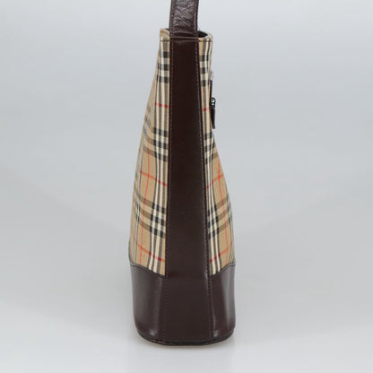 Burberry Shoulder Bag Nova Check Canvas, BEIGE, CANVAS, Shoulder bag