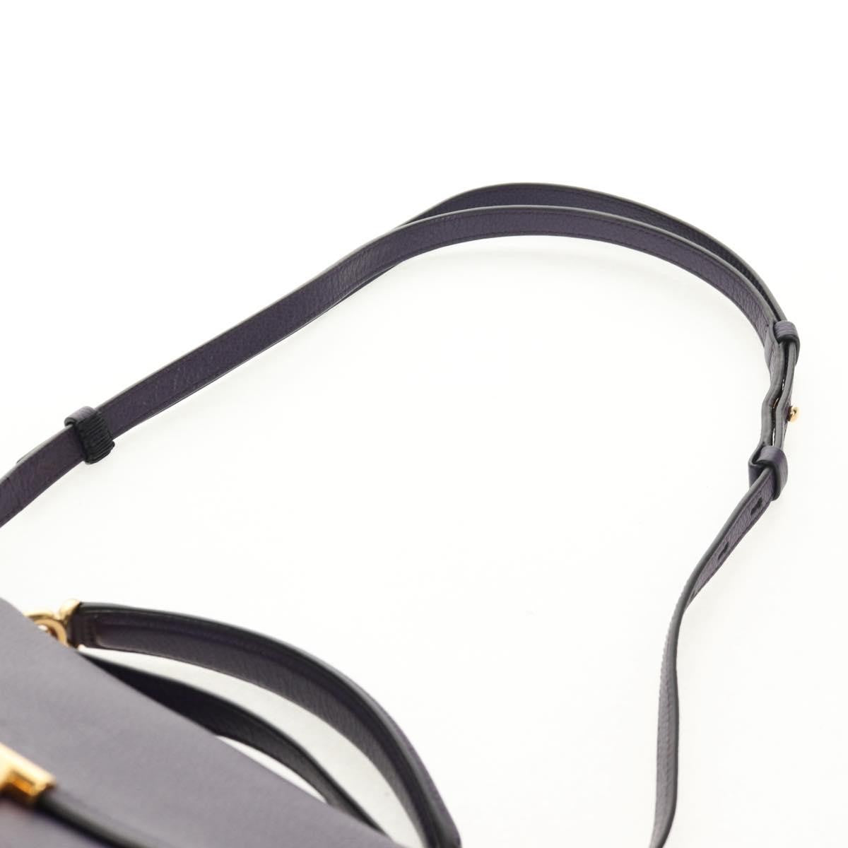 Salvatore Ferragamo Margot Satchel Leather, PURPLE, LEATHER, Handbag