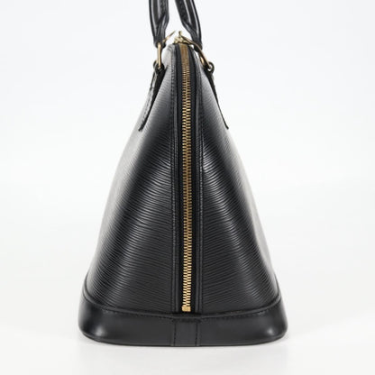 Louis Vuitton Alma Handbag Epi Leather, BLACK, LEATHER, Handbag