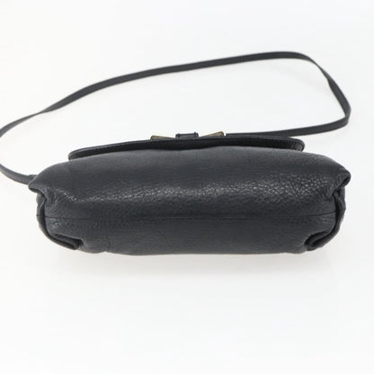 Chloe Lily Shoulder bag Leather, BLACK, LEATHER, Shoulder bag