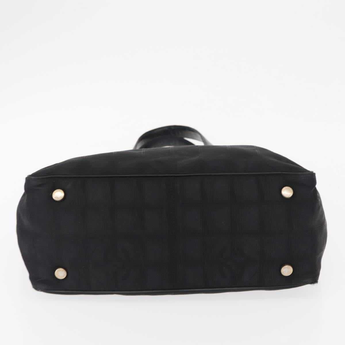 Chanel Travel Line Tote Nylon, BLACK, NYLON, Tote bag