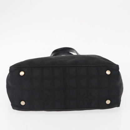 Chanel Travel Line Tote Nylon, BLACK, NYLON, Tote bag